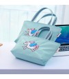 Sunveno - Insulated Lunch Bag - Embroidery Unicorn Green